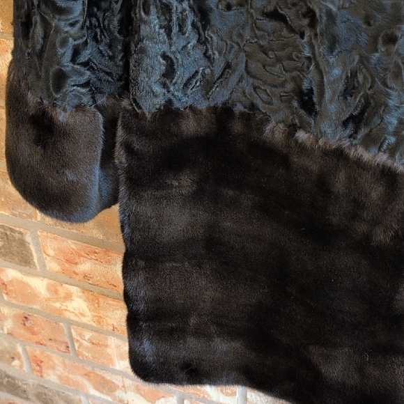 Maximilian Michael Kors Black Teddy Jacket Luxurious Plush Outerwear - Picture 5 of 10